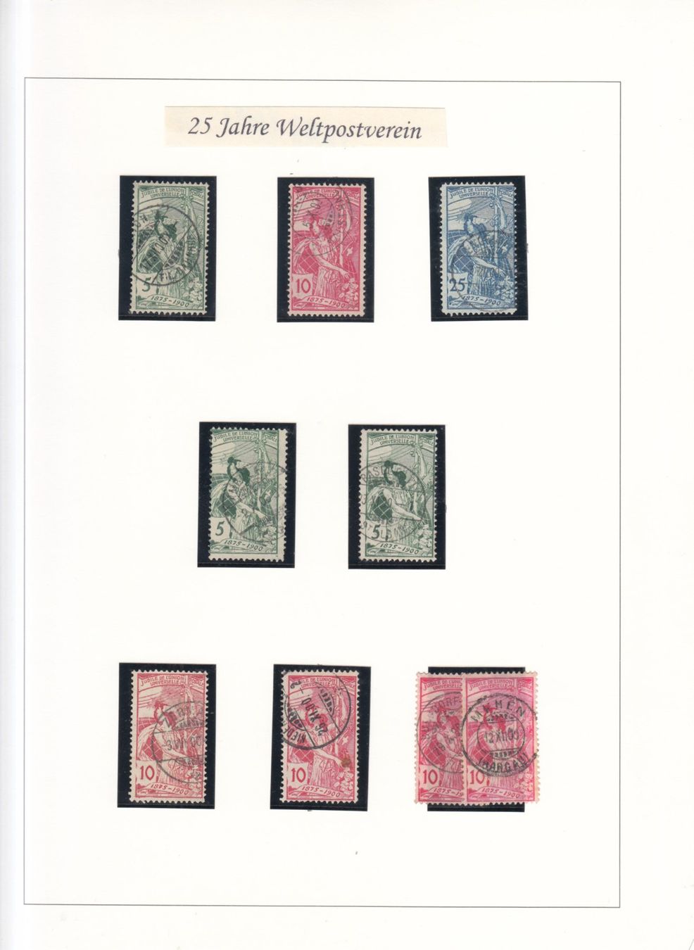 Tutti i francobolli: CH 1900 - 1953 Teilsammlung – Usato da Bürglen TG venduto da StampGraf 1