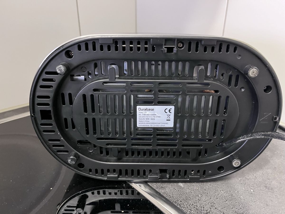 Durabase Elettrodomestici da cucina: Toaster Durabase schwarz 2-Schlitz – Usato da Russikon venduto da sparklingvision 4