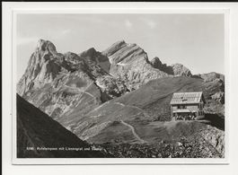 AK ca.1935  Berggasthaus Rotsteinpass mit Säntis