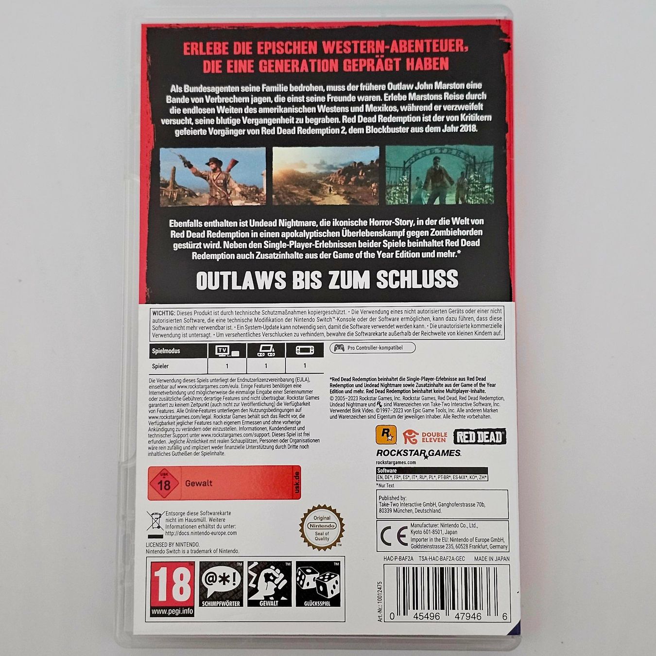 Nintendo Giochi: Red Dead Redemption (Nintendo Switch) – Usato da Holziken venduto da Miglioregamesnmore 1