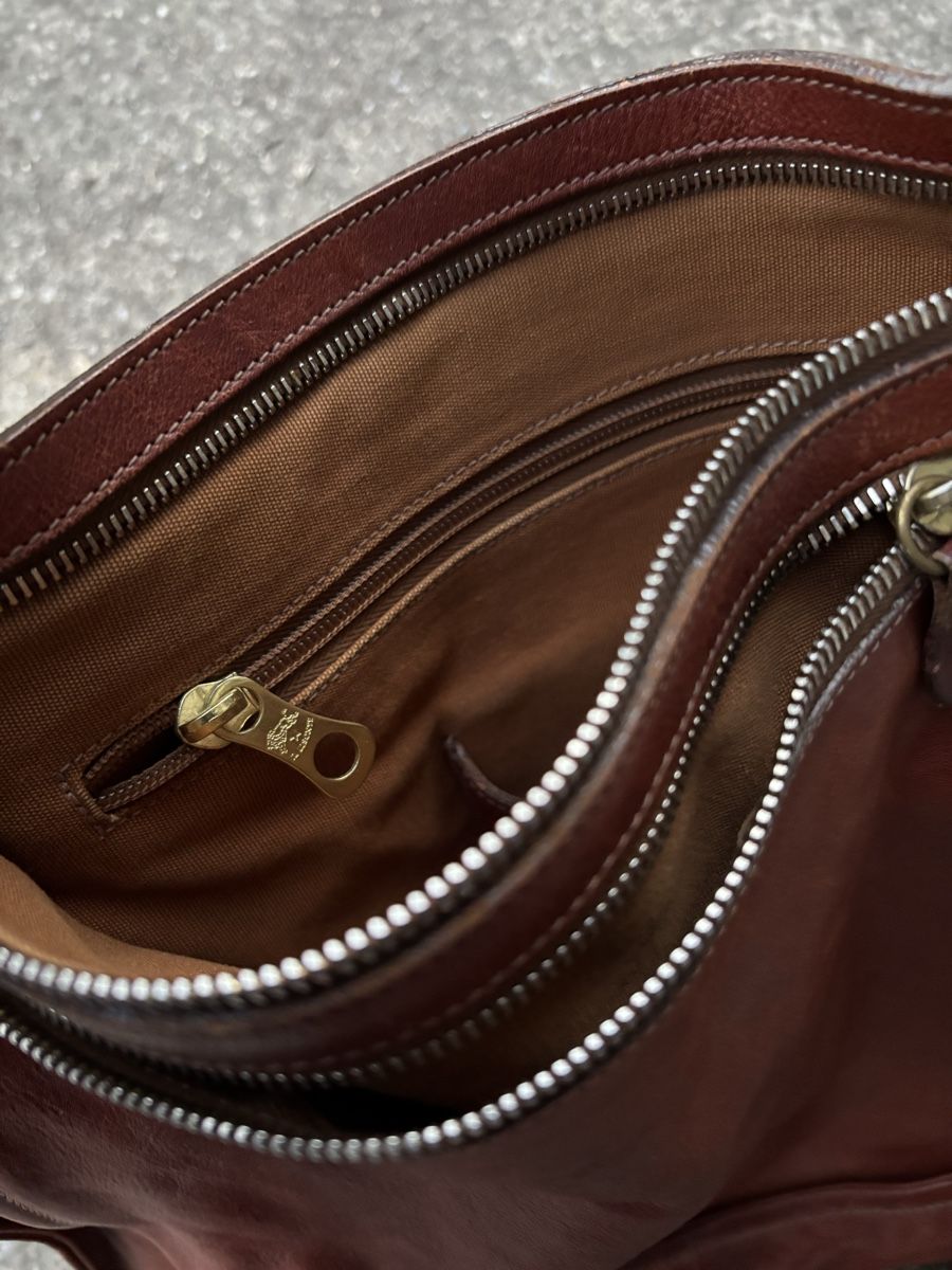 Taschen für Damen: Il Bisonte Handtasche Leder – Gebraucht aus Giswil von Miiichen 5