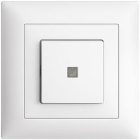 Interrupteur poussoir lumineux ENC EDIZIOdue 3/1L blanc