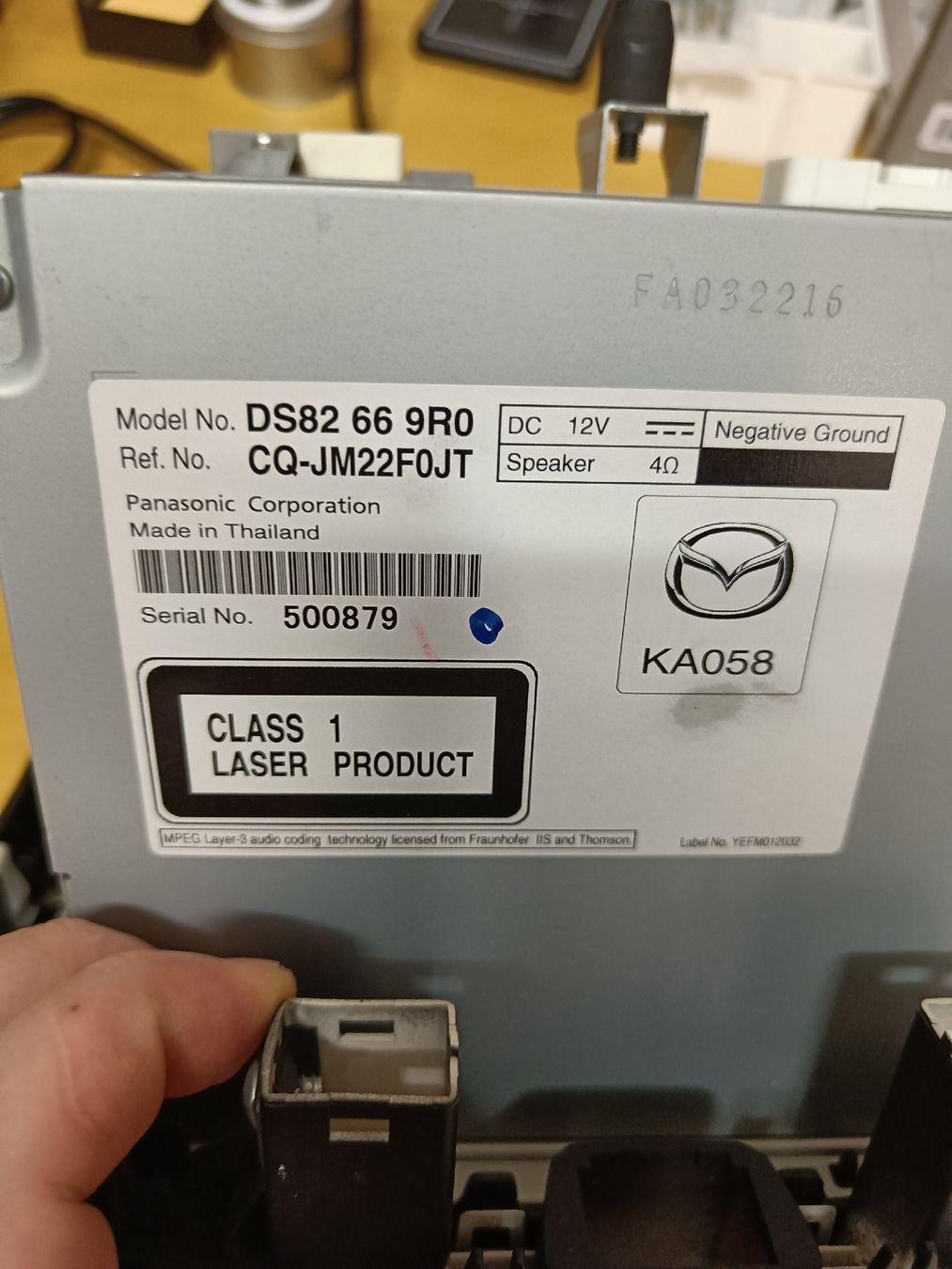 Panasonic Radios: Mazda Autoradio CD-Player – Gebraucht aus Menzberg von Christoph_Wiler 1