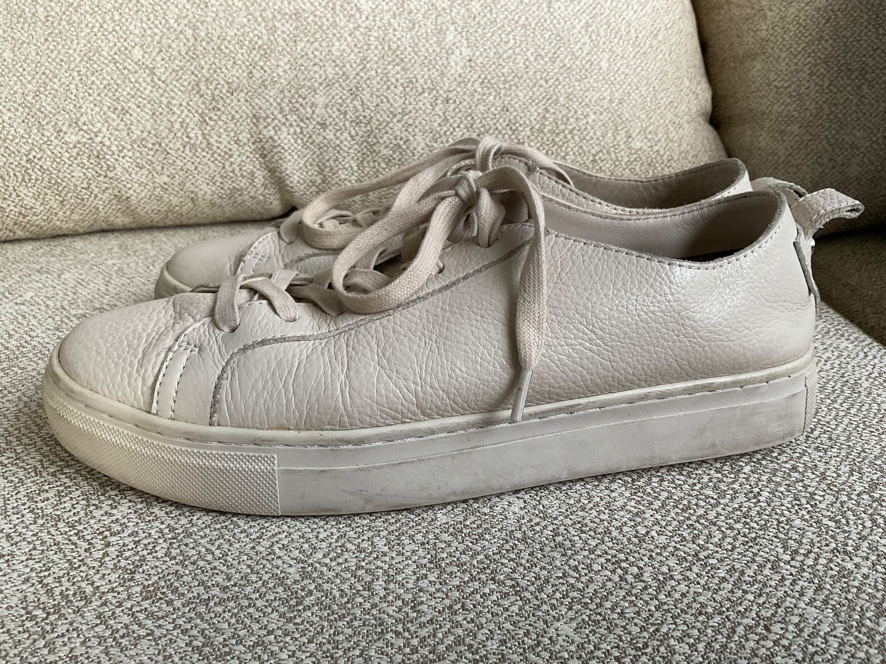 Massimo Dutti Scarpe da donna: Massimo Dutti Leder Schuhe Sneaker Gr 38 beige – Usato da Urdorf venduto da alda02 3
