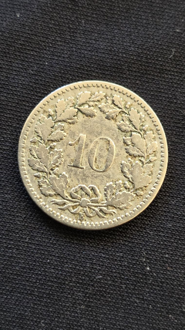 Tutti le monete: 10  cts 1901 – Usato da Genève venduto da bbastos 1