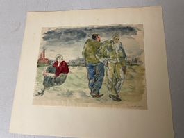 Neuer Preis, Aquarell von M.H. Wien, signiert (53)