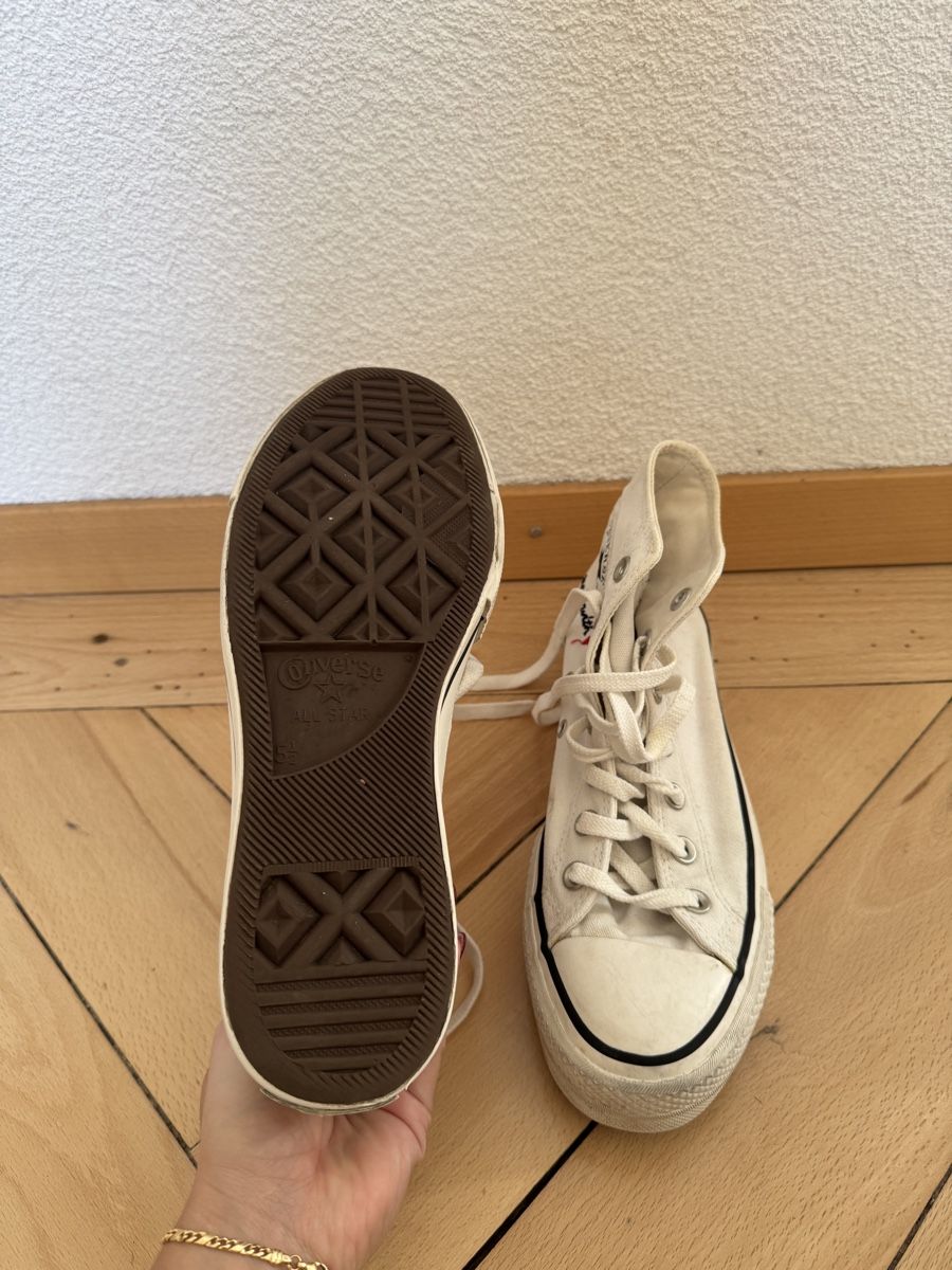 Converse Herrenschuhe: Converse Chuck – Cremeweiss – Grösse 38 – Gebraucht aus St. Gallen von tatjana55 2