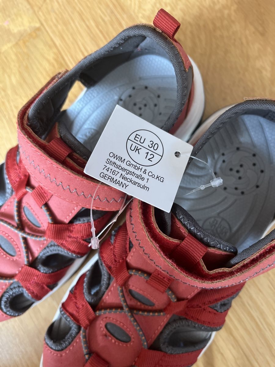 Scarpe per ragazzi: NEU Jungen Sandalen Gr 30 – Nuovo e nell'imballaggio originale da Wädenswil venduto da dorodi 3