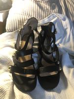 Tara Jarmon Edle Leder-Sandaletten Gr. 39 Schwarz