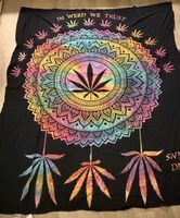Wandteppich Hippie Goa Mandala, farbenfroh, Gross