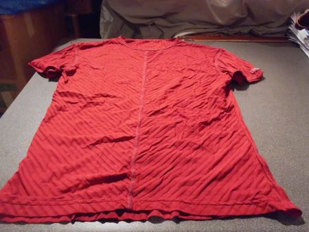 T-Shirt ca. Grösse M, HOM, rot/Streifen
