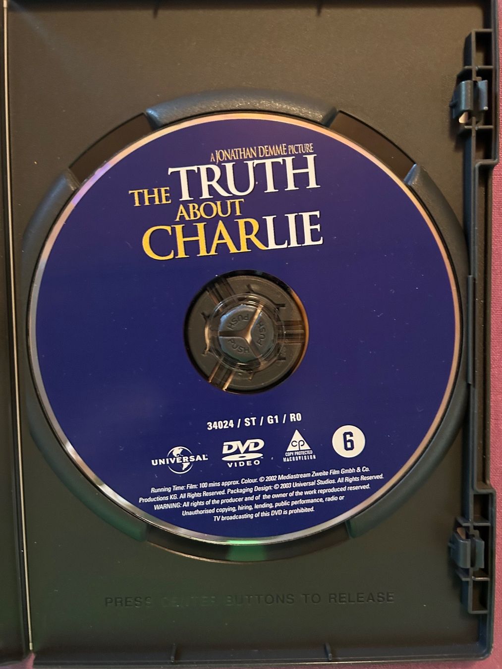 Tutti i DVDs: LA VÉRITÉ SUR CHARLIE – Usato da St-Cierges venduto da Crisi53 2