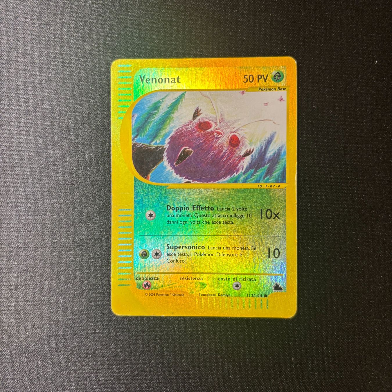 Pokémon Carte collezionabili: Pokémon - Venonat Reverse - 112/144 – Usato da Ambrì venduto da Luk_wnr7