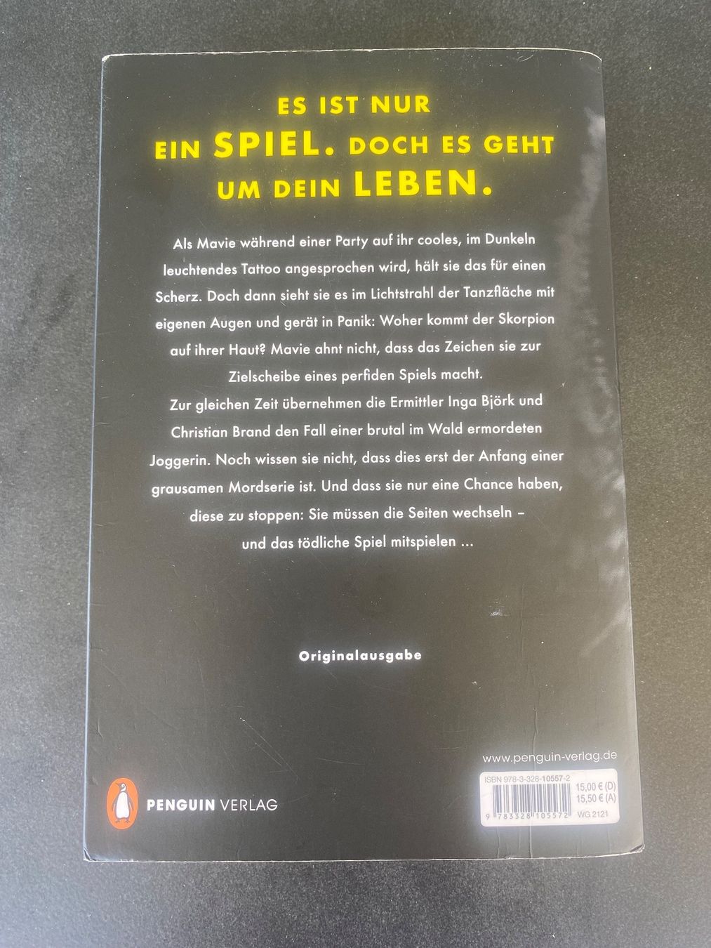 Bücher: Jan Beck Das Spiel – Gebraucht aus Tagelswangen von Laurastern1 1