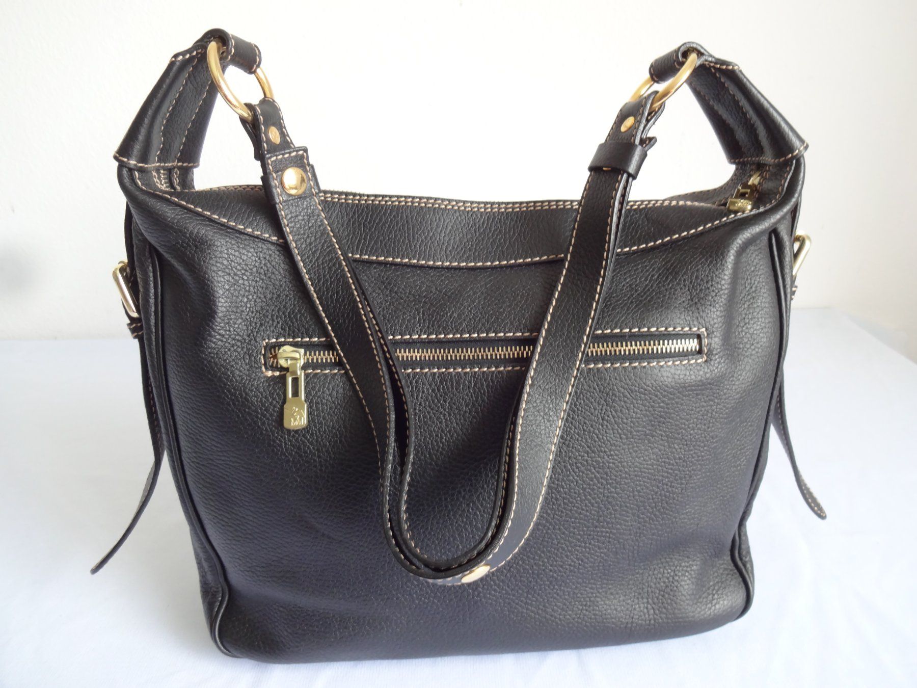 Maison Mollerus Taschen für Damen: Orig."Maison Mollerus" Echtleder Schwarzes Umhängetasche – Gebraucht aus Frauenfeld von rey06 4