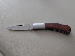Taschenmesser Holzgriff rostfrei