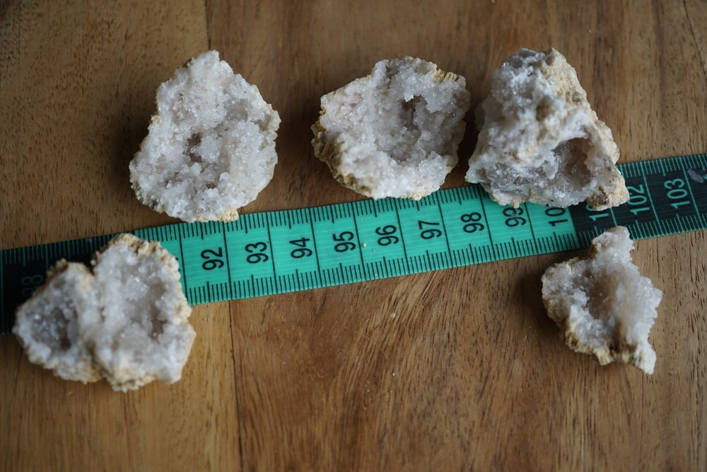 Calcit Geode set Glitzer Geode Stufe TOPSTONE (Neu und originalverpackt ...
