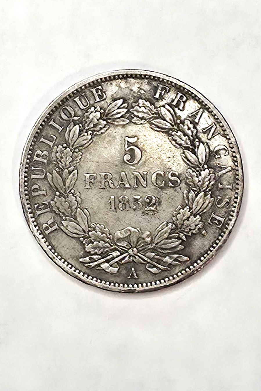 Alle Münzen: Napoleon-Münze 5 Francs 1852 – Gebraucht aus Filzbach von Cschufi