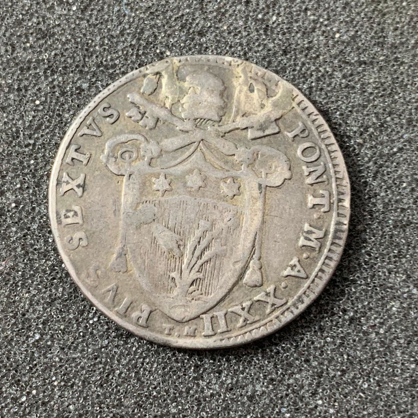Alle Münzen: Testone Vatikan 1796 – Gebraucht aus Reitnau von tb-muenzen 3
