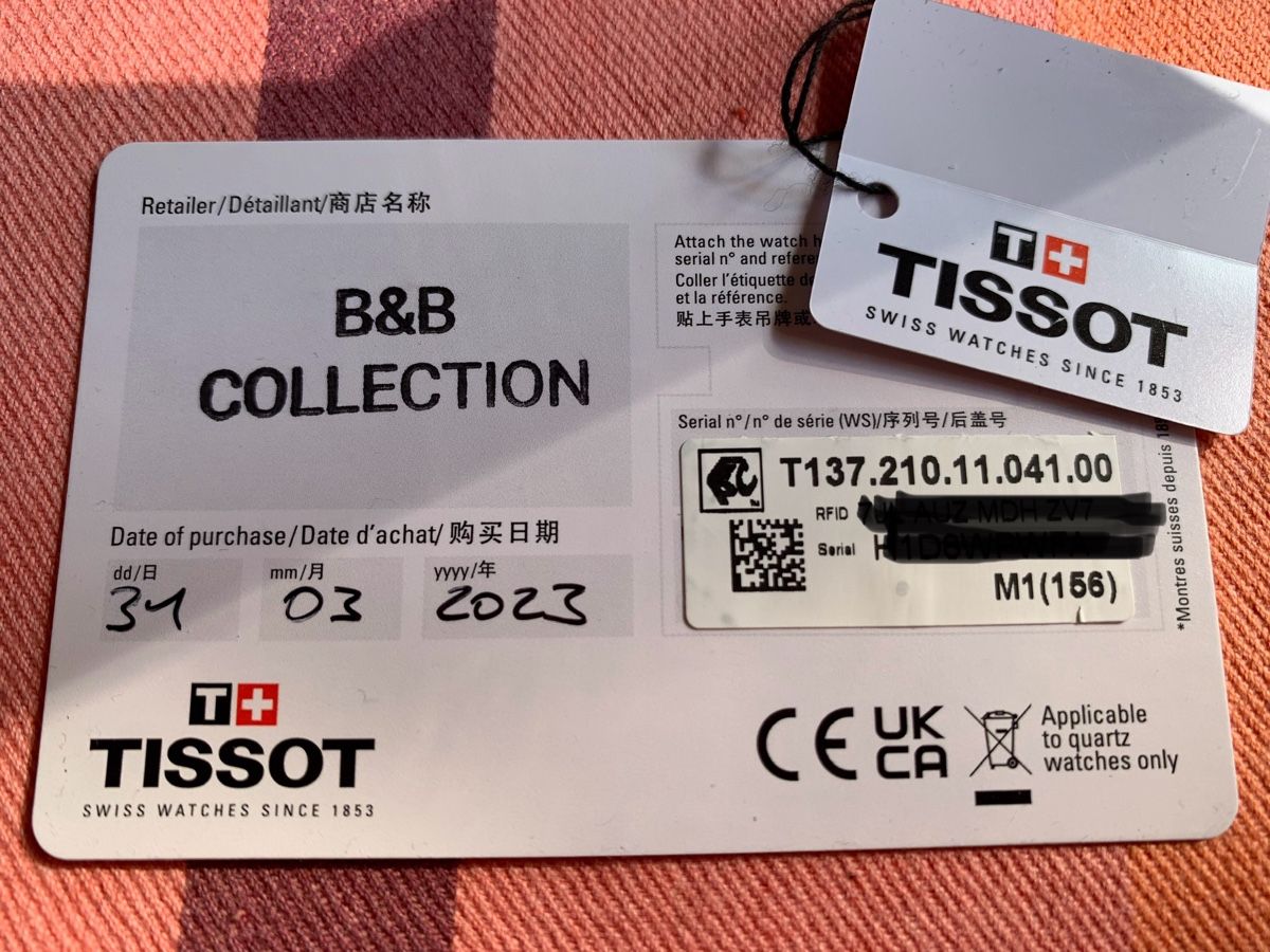 Tissot Uhren: Tissot T137.210.11.041.00 – Gebraucht aus Bern von Watch_Nerd_CH 5