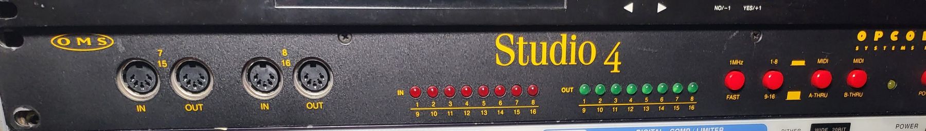 Strumenti musicali: OPCODE Studio 4 - 8 Port Midi Interface – Usato da Geneve venduto da T36