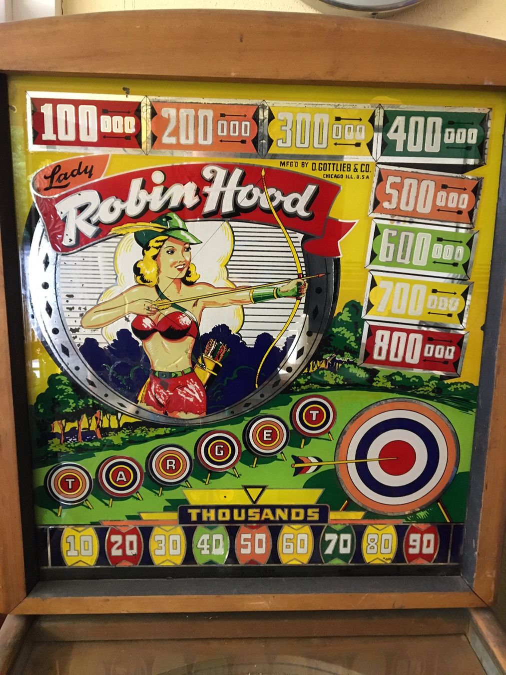 Flipper: Gottlieb Lady Robin Hood – Usato da Chur venduto da Goggo2