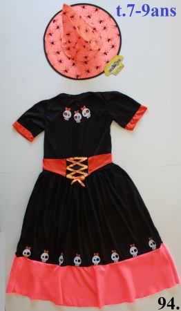 Costume sorcière / Hexe t. 7 - 9 ans