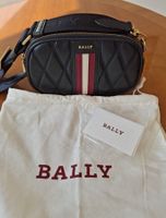 Bally Black Leather Quilted Crossbody Bag