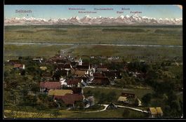 AK Selzach, Ortspartie mit Gebirgskette