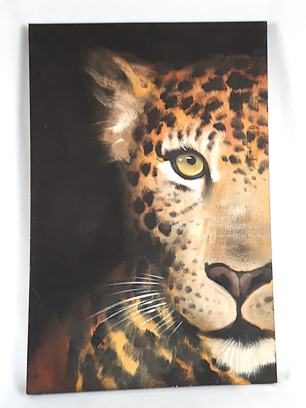 Tableaux: Handgemalte Leoparden Gemälde – D'occasion à Beinwil am See par Restwert_Beinwil