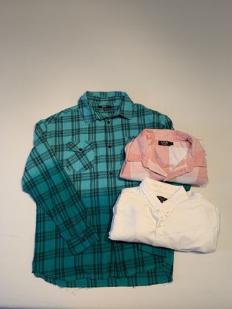 3 Stück Hemd Kleider Paket, Grösse L