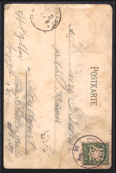 Cartoline postali: Litho Schweinfurt, 50. Jubelfeier der Tu – Usato da Berlin venduto da bartko-reher 1
