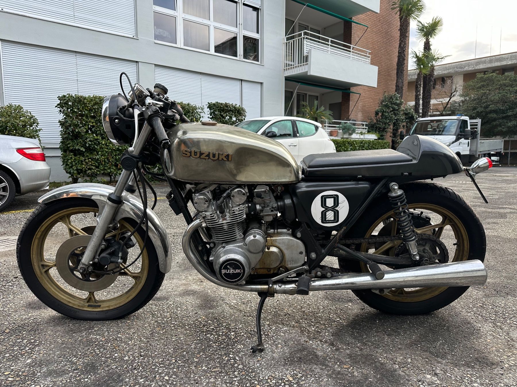Strada: 1979 Suzuki GS550 Cafe Racer – Usato da Locarno venduto da NickCE 1