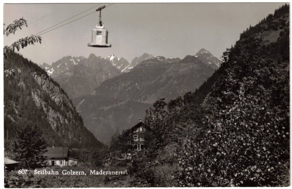 Cartoline postali: Golzern - Luftseilbahn – Usato da Binningen venduto da Mountainrider