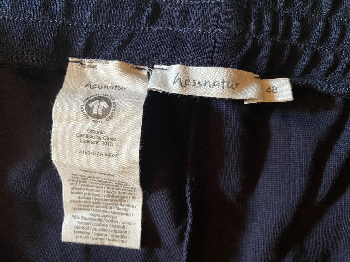 Pantaloni: Dunkelblaue Jerseyhose Größe 48 – Usato da Scuol venduto da frosch85 2