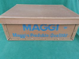 Maggi Karton Schachtel alt Vintage guter Zustand
