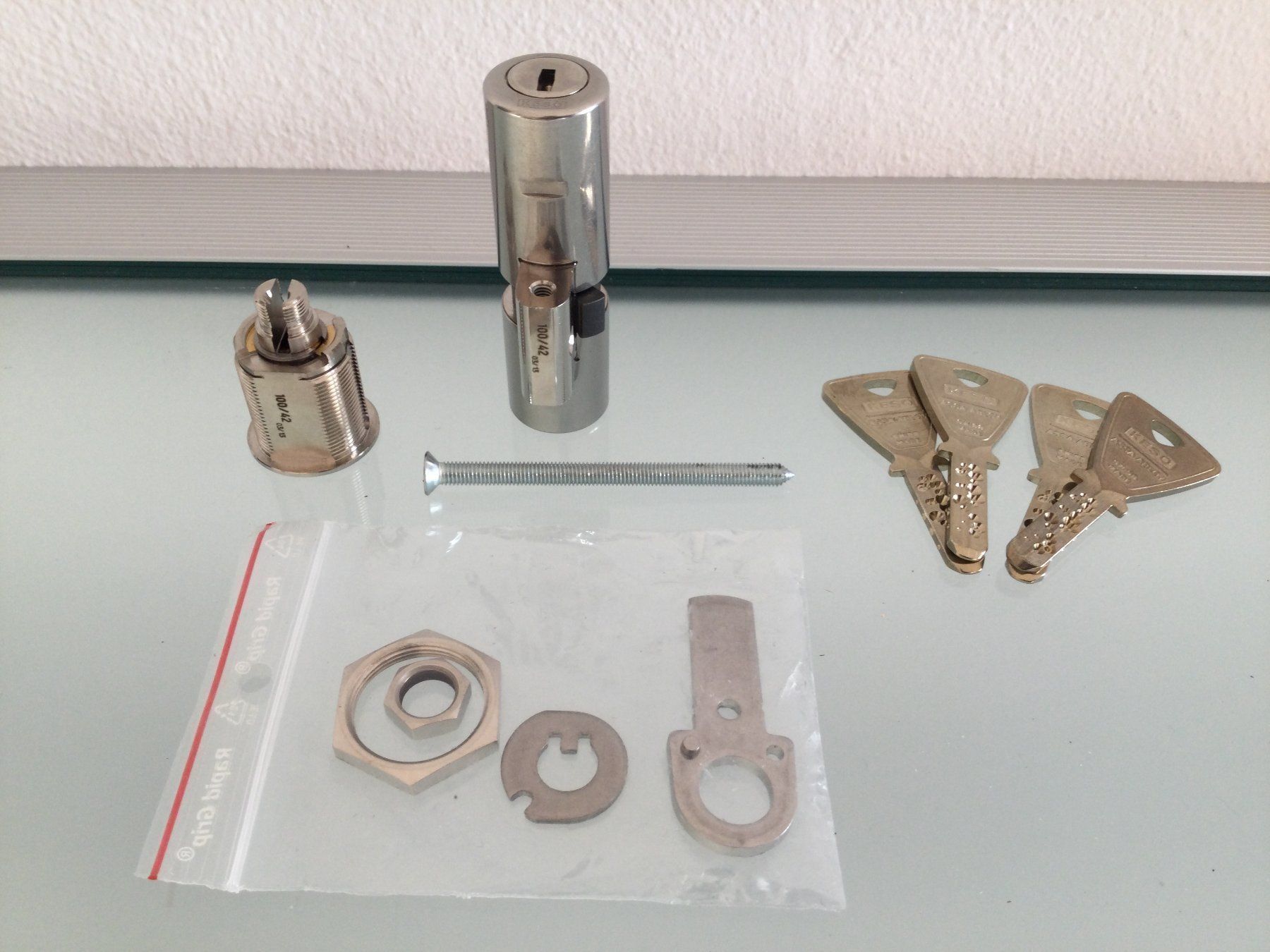 Cilindri per serratura: Schlosszylinder Verschlusszylinder Doppelzylinder NEU – Nuovo e nell'imballaggio originale da Kriens venduto da silo03 2