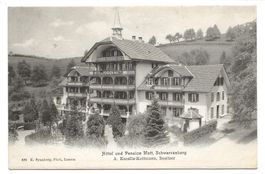 Schwarzenberg (LU) Hôtel und Pension Matt - 1906