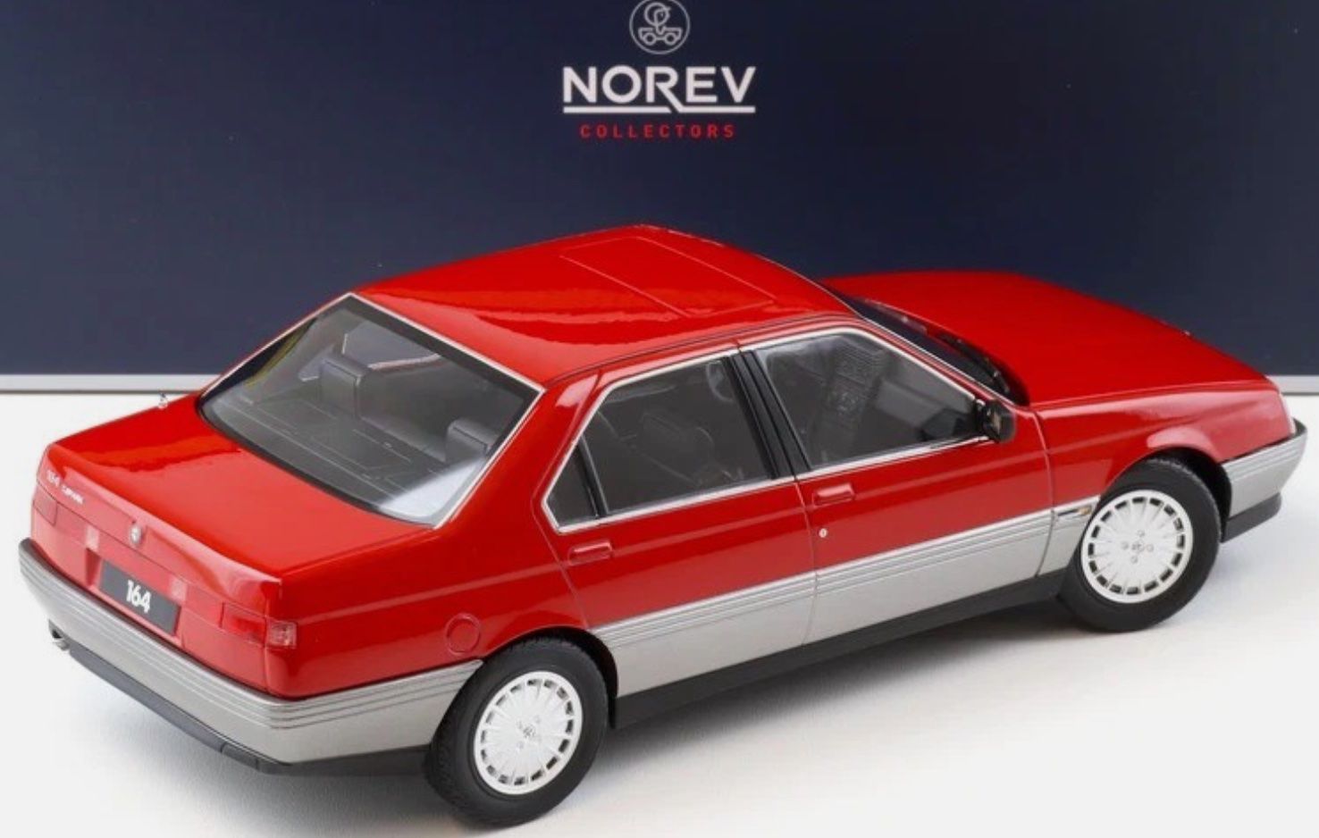 Alfa Romeo Modellautos: Alfa Romeo 164 rot Norev 1:18 – Gebraucht aus Luzern von aa43modelcars-Luzern 2