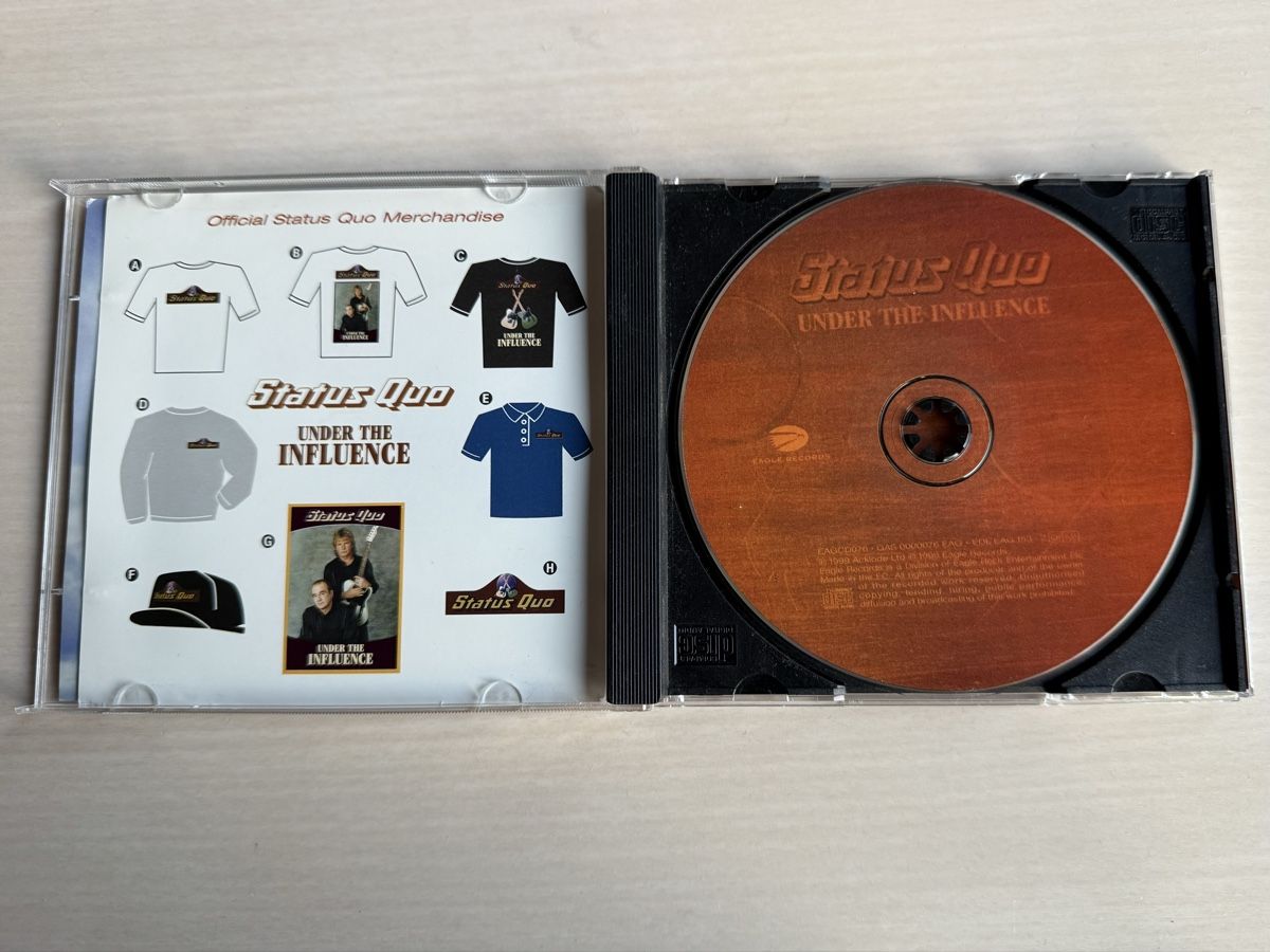 CD: Status Quo - Under The Influence - CD Album – Usato da Oberried Brienz venduto da Chyara 2