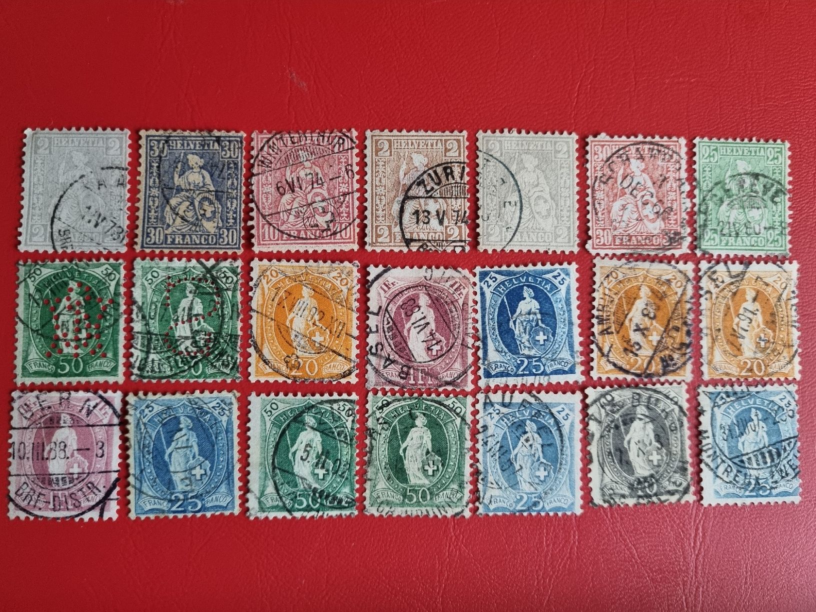 Alle Briefmarken: GUTE SAMMLUNG SCHWEIZ AB 1862 - STARTPREIS 1.- – Gebraucht aus Heimenschwand von rog_p7h9
