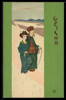 Raphael Kirchner: Geisha beim Spaziergan