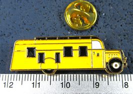 POSTAUTO SAURER MOBILE WERTZEICHENVERKAUSBUS PIN GEPRÄGT OLD