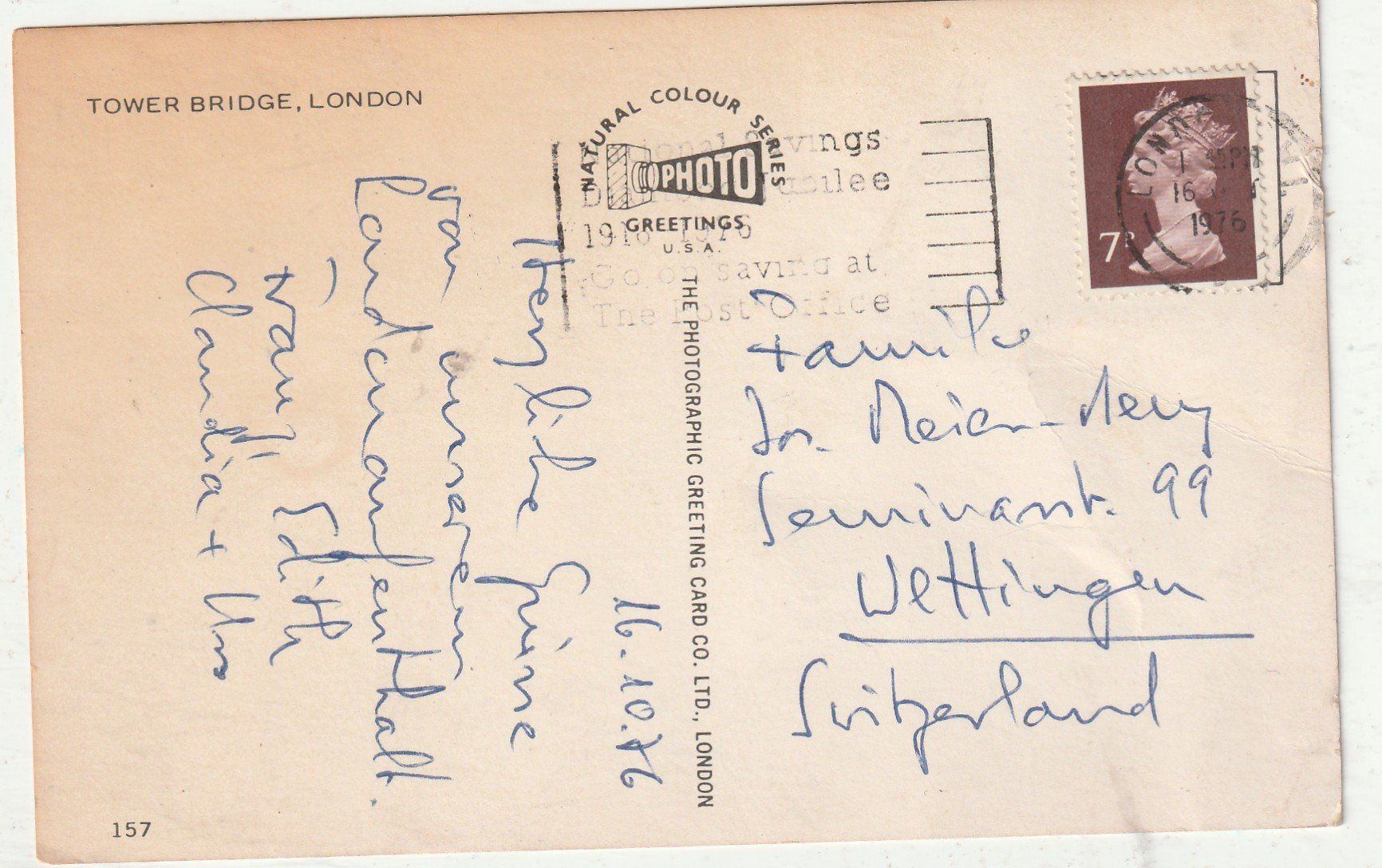 Cartoline postali: London – Usato da Lumbrein venduto da made02 1