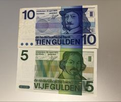 Pays-Bas 10 et 5 Gulden