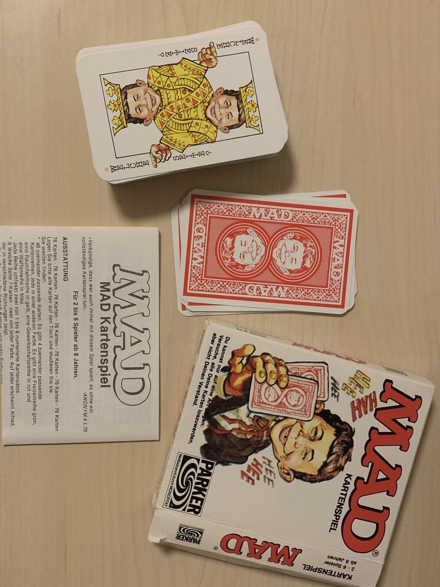 Parker Giochi: MAD Kartenspiel – Usato da Bern venduto da bublibap 1