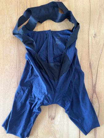 SHER Trägerhose Velohose kurz Gr M Damen navyblau 