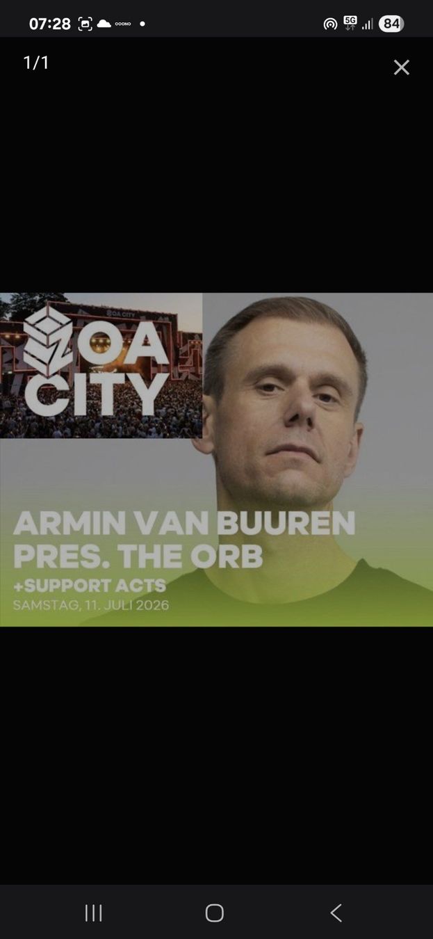 Tickets: ARMIN VAN BUUREN – Gebraucht aus Benglen von eug_2jn6