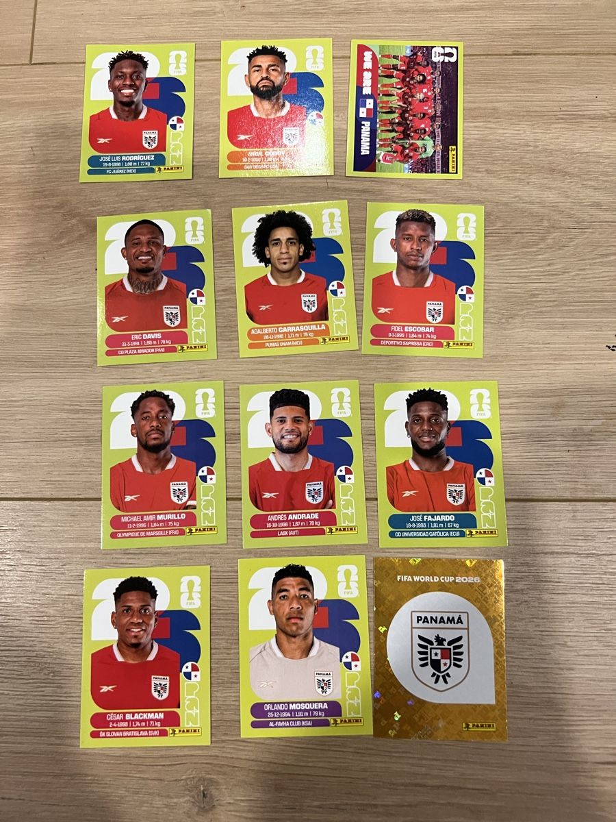 Panini Carte collezionabili: Panini WM 2026 Sticker Set Panama PAN – Nuovo (secondo la descrizione) da Dornach venduto da SO1