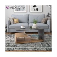Couchtisch Beistelltisch - Anthrazit/Sandeiche - Sofatisch